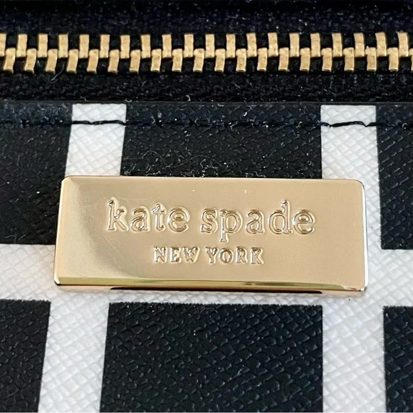 Kate Spade New York Laurel Way Printed Check Wristlet Phone Clutch New Condition - Picture 2 of 7